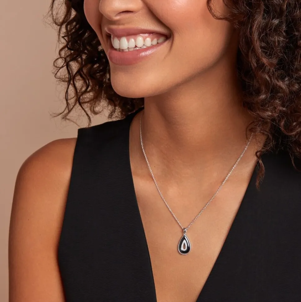 Collier Boyce Argent Blanc Céramique Oxyde De Zirconium