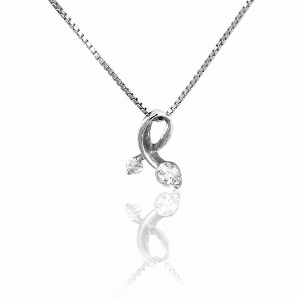 Collier Briaga Argent Blanc Oxyde De Zirconium|Marc Orian Discount