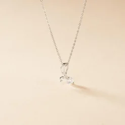 Collier Briaga Argent Blanc Oxyde De Zirconium|Marc Orian Discount