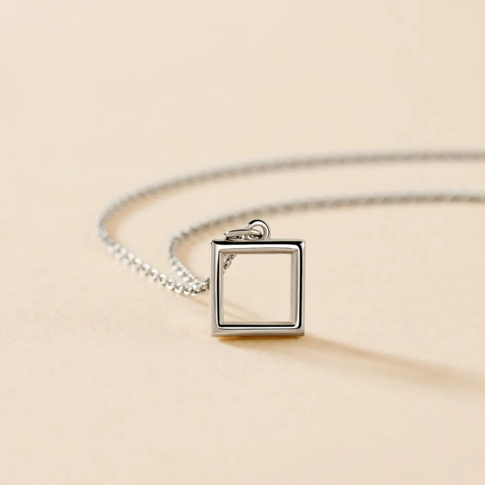 Collier Brielle Argent Blanc|Marc Orian Clearance