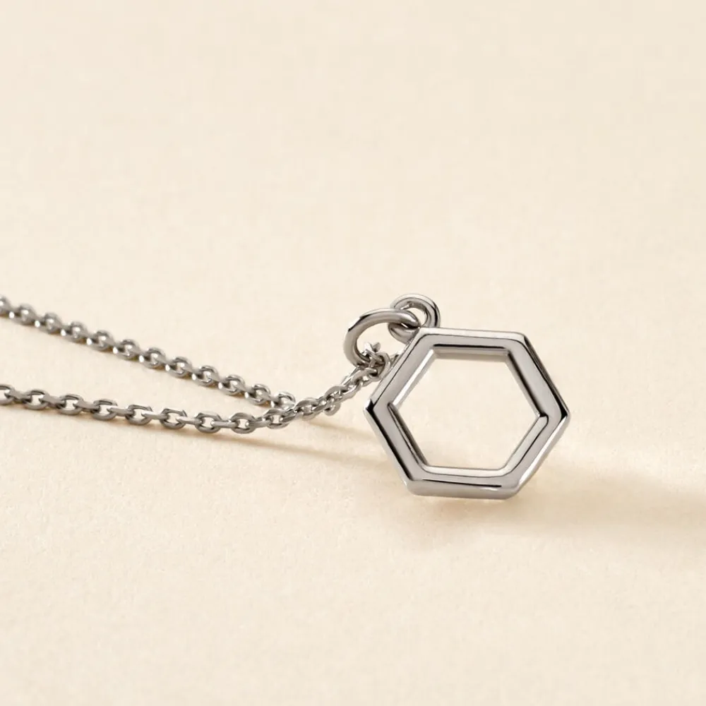 Collier Brielle Argent Blanc|Marc Orian Discount