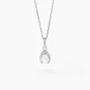 Collier Briony Argent Blanc Oxyde De Zirconium