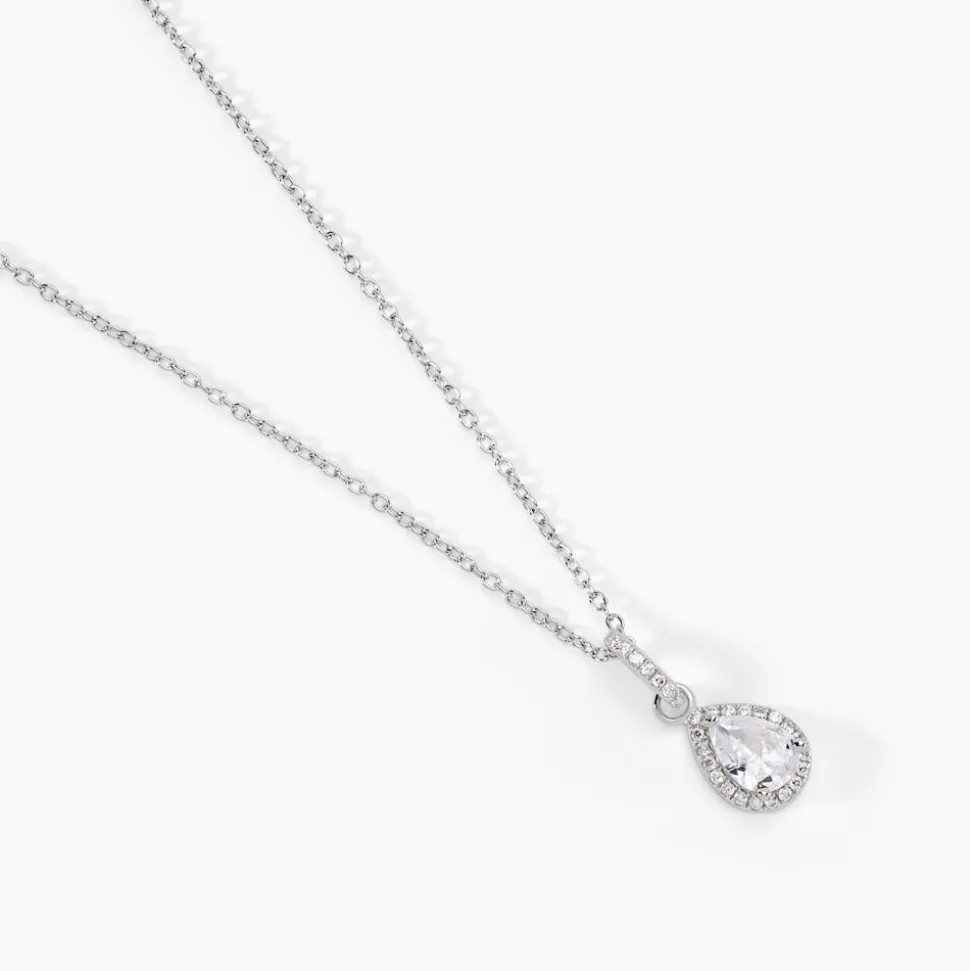Collier Briony Argent Blanc Oxyde De Zirconium