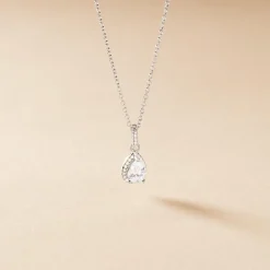 Collier Briony Argent Blanc Oxyde De Zirconium