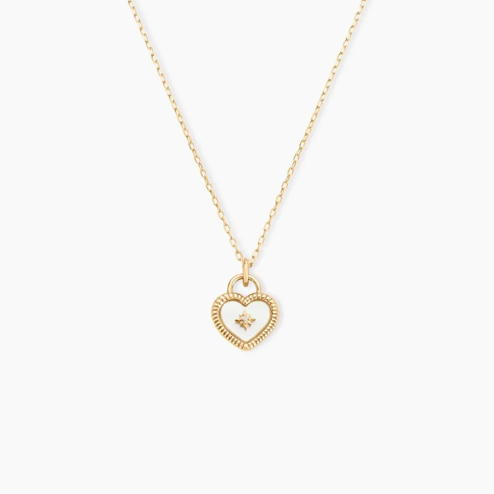 Collier Bronte Or Jaune Nacre Diamant