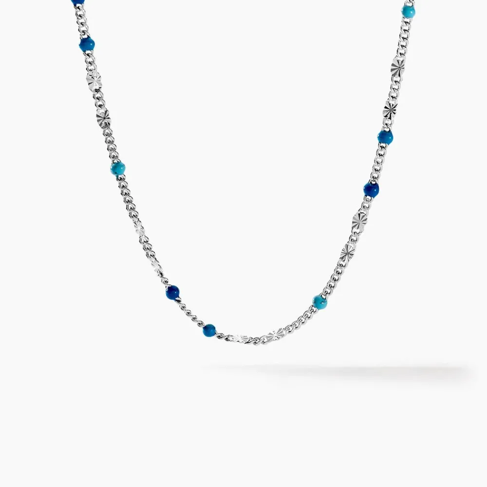 Collier Cacilia Argent Blanc|Marc Orian Discount