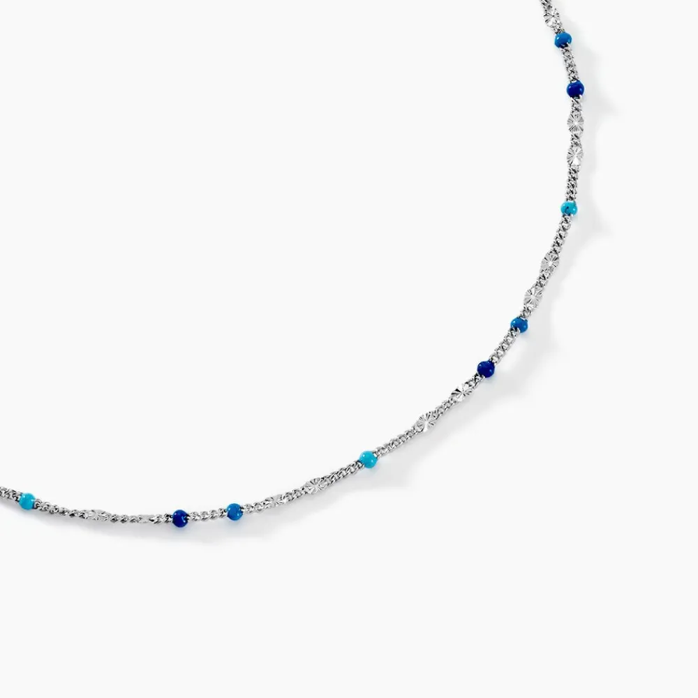 Collier Cacilia Argent Blanc|Marc Orian Discount