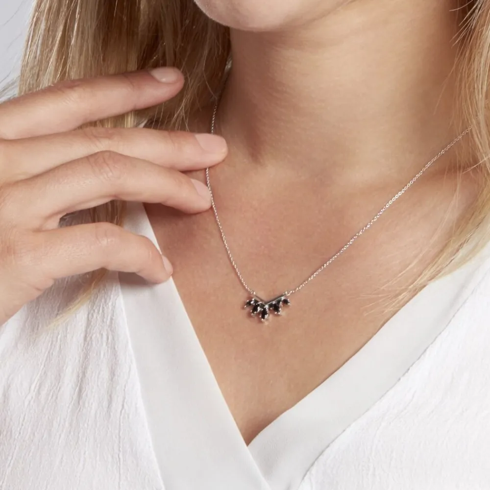 Collier Calixa Argent Blanc Oxyde De Zirconium|Marc Orian