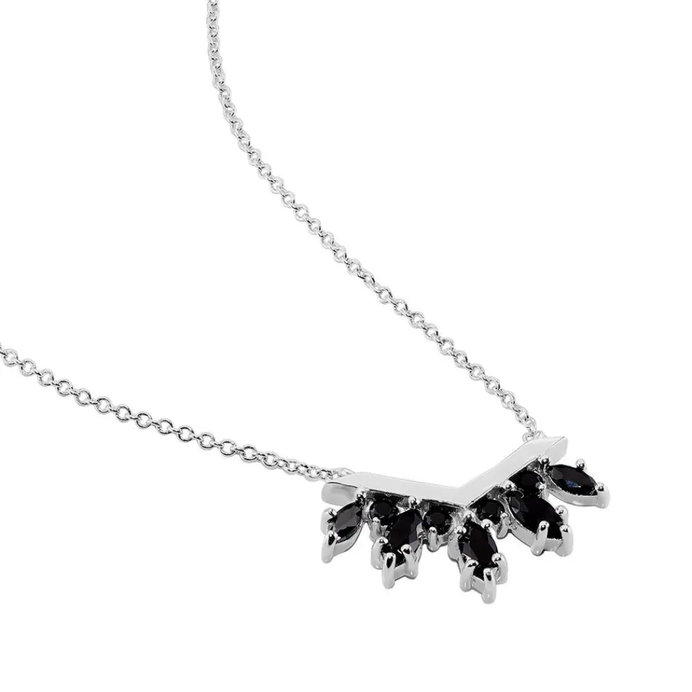 Collier Calixa Argent Blanc Oxyde De Zirconium|Marc Orian