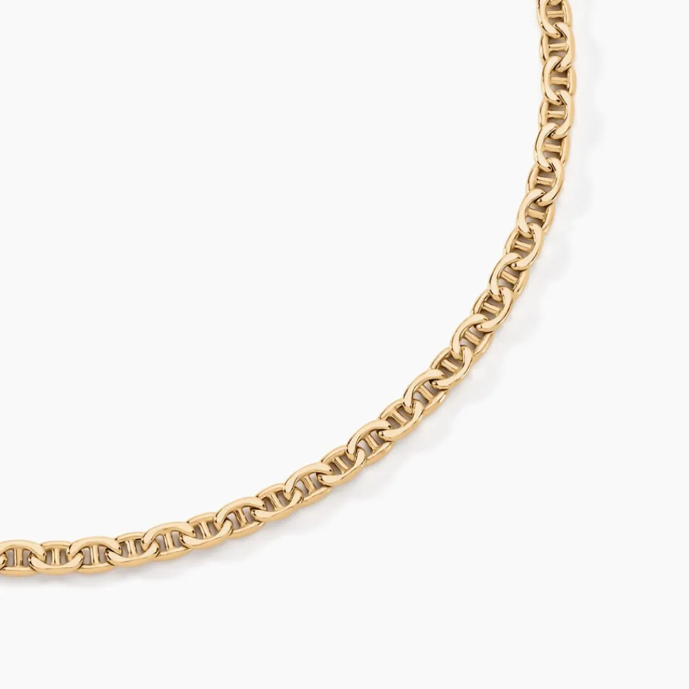 Collier Capucin Maille Marine Plate|Marc Orian Hot
