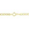 Collier Capucin Or Jaune Maille Marine Plate