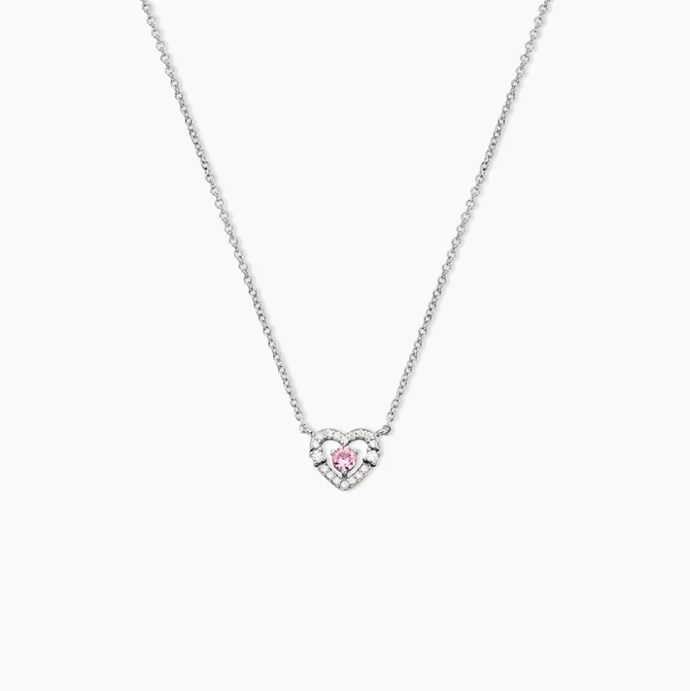 Collier Carren Argent Blanc Oxyde De Zirconium