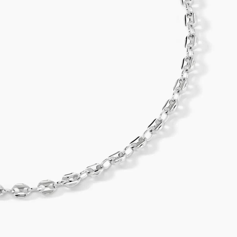 Collier Carrus Argent Blanc