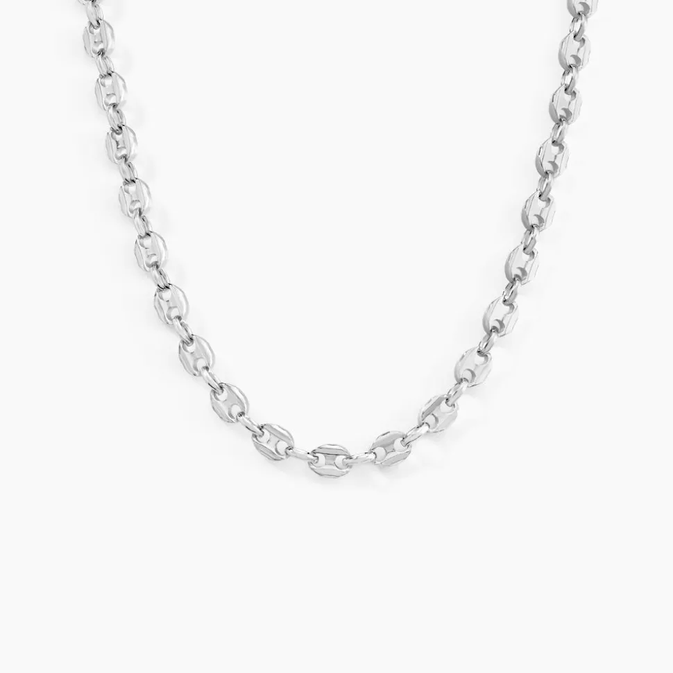 Collier Carrus Argent Blanc