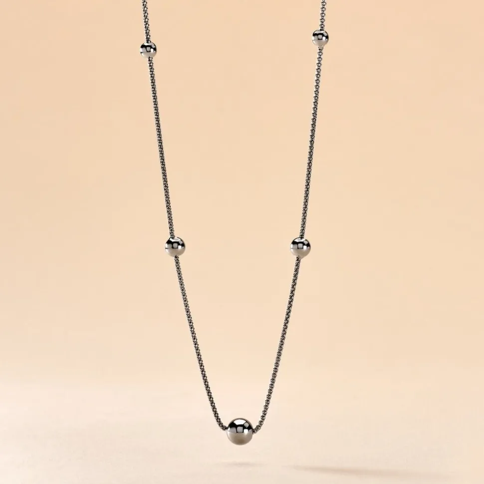 Collier Catarina Argent Blanc