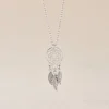 Collier Catchy Argent Blanc