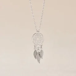 Collier Catchy Argent Blanc