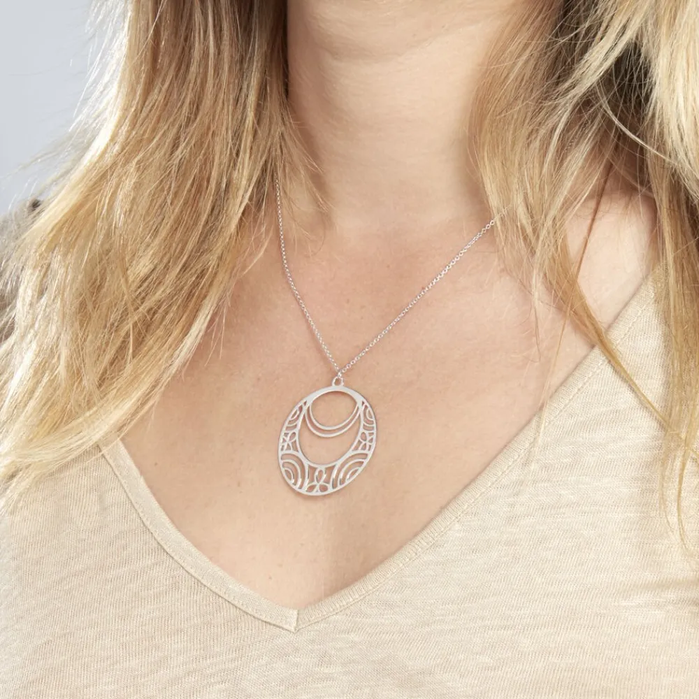 Collier Celtes Argent Blanc|Marc Orian New