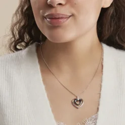 Collier Ceramik Design Argent Blanc Céramique Et Oxyde De Zirconium|Marc Orian Clearance
