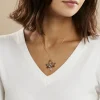 Collier Chahida Argent Blanc Ambre|Marc Orian New