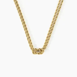 Collier Charleen Acier Jaune