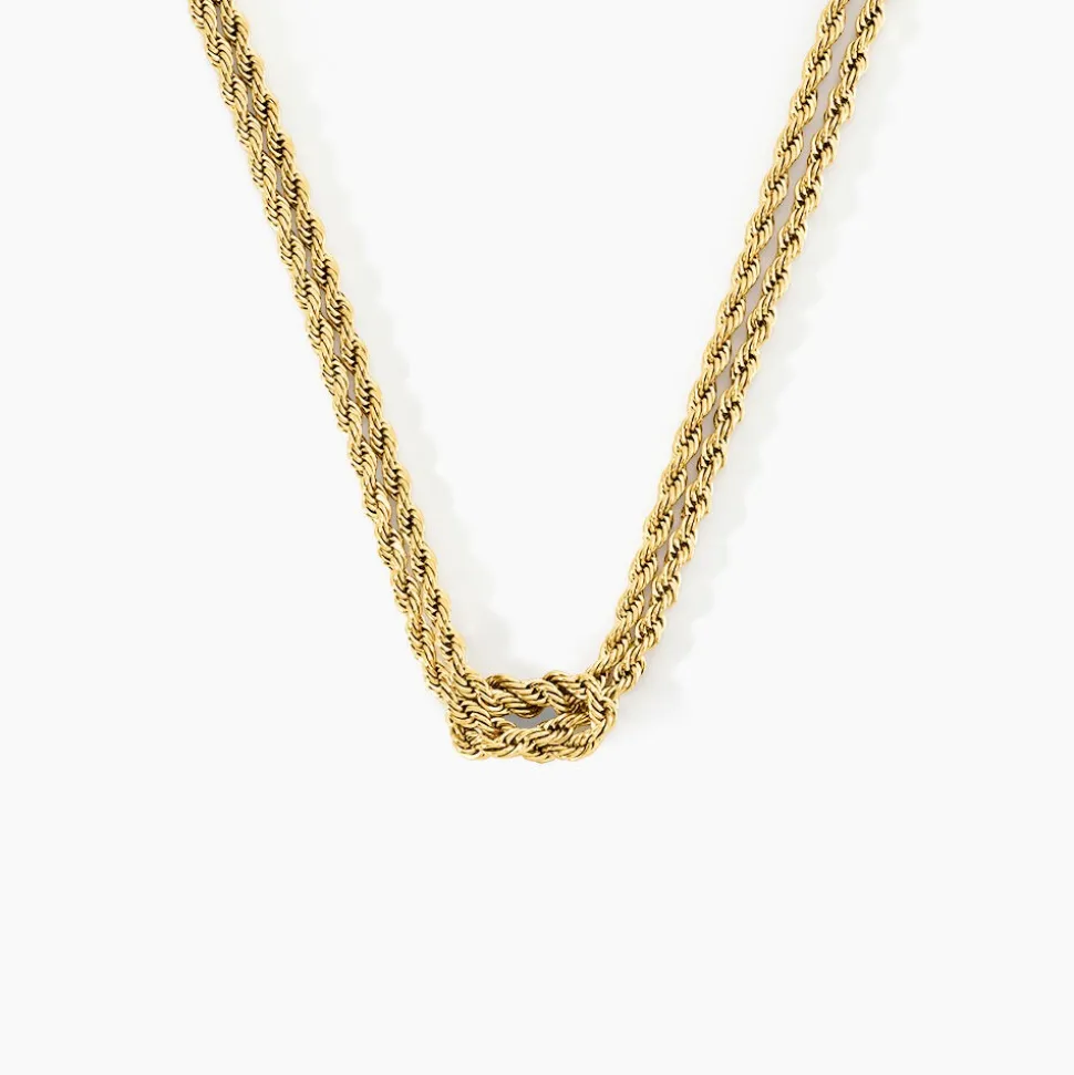 Collier Charleen Acier Jaune