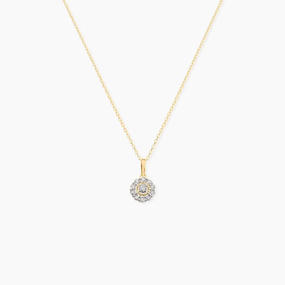 Collier Charletta Or Jaune Diamant