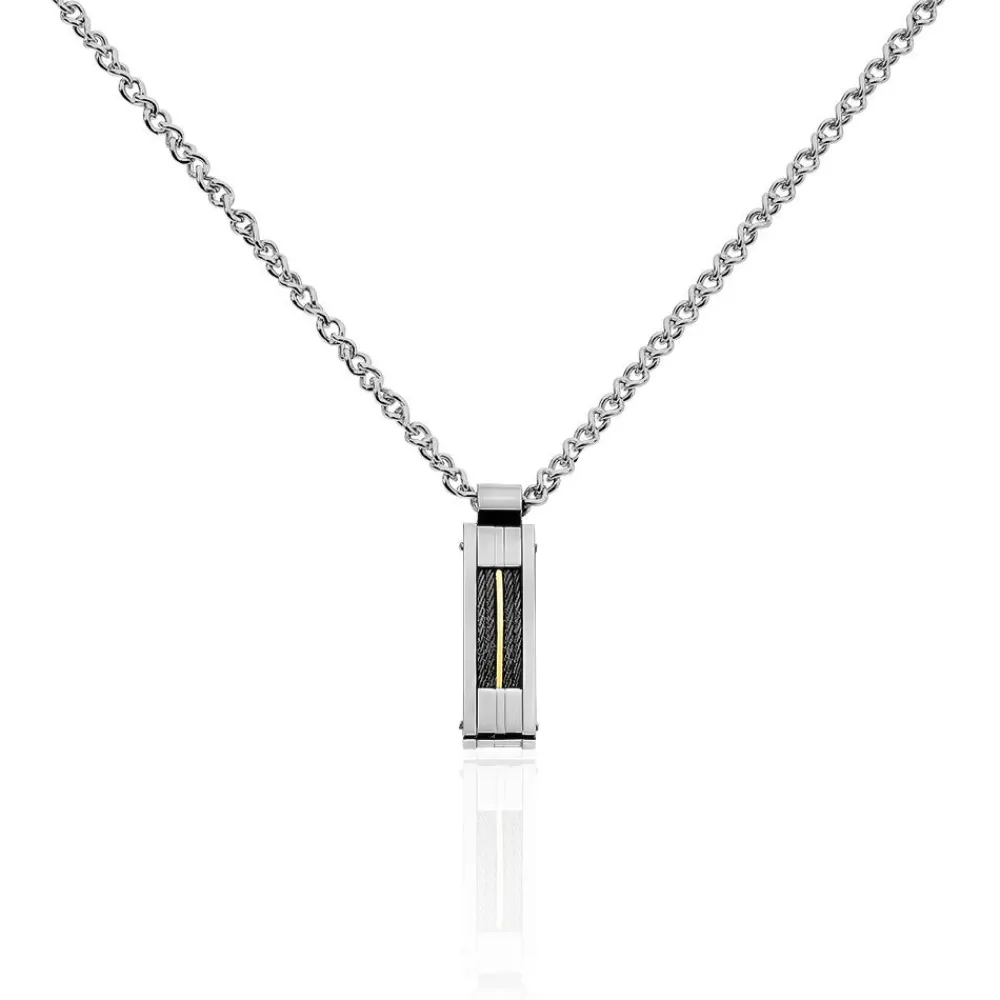 Collier Charlie-rose Acier Blanc|JOURDAN Discount