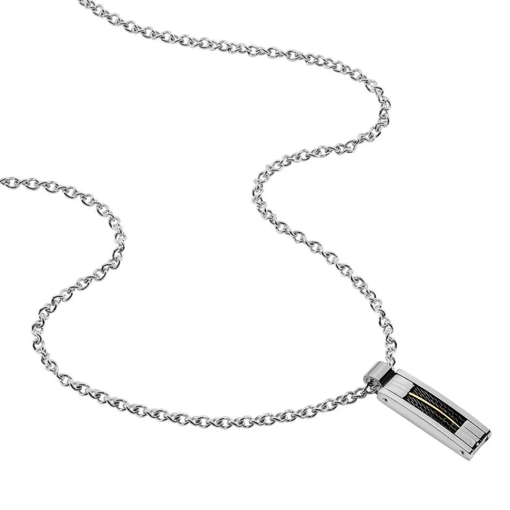 Collier Charlie-rose Acier Blanc|JOURDAN Discount