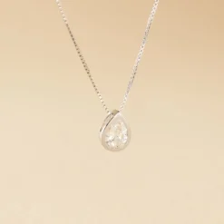 Collier Cherice Argent Blanc Oxyde De Zirconium