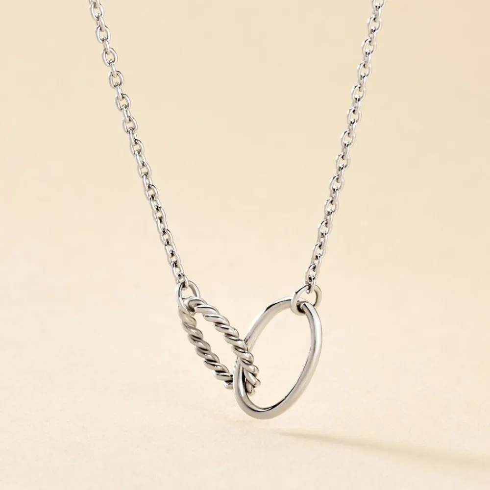 Collier Cherise Argent Blanc|Marc Orian Outlet