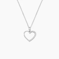 Collier Chlora Or Blanc Diamant