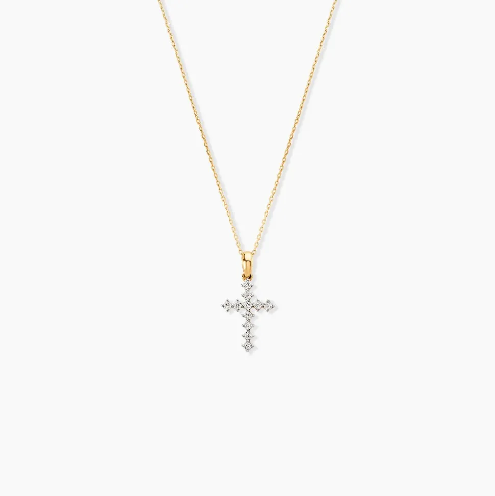 Collier Chriselda Or Jaune Diamant