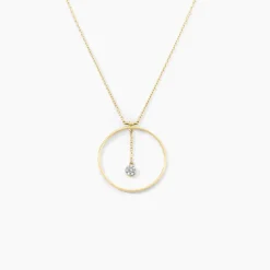 Collier Circlea Or Jaune Diamant