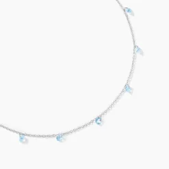 Collier Collie Argent Blanc Oxyde De Zirconium|Marc Orian Hot