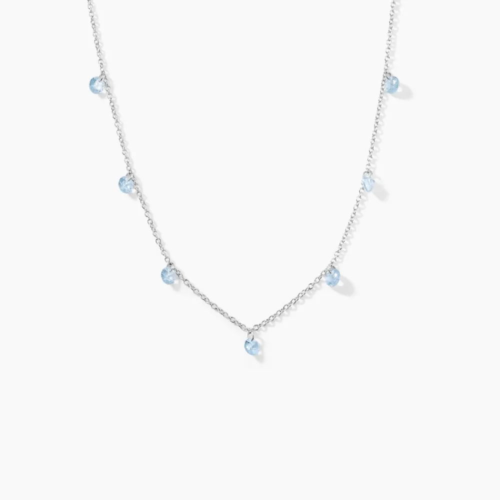 Collier Collie Argent Blanc Oxyde De Zirconium|Marc Orian Hot