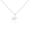 Collier Colombe Argent Blanc|Marc Orian New