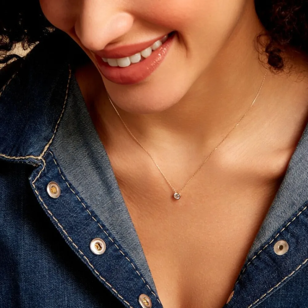Collier Columbine De Zirconium Blanc|Marc Orian Clearance
