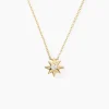Collier Confucius Or Jaune Diamant