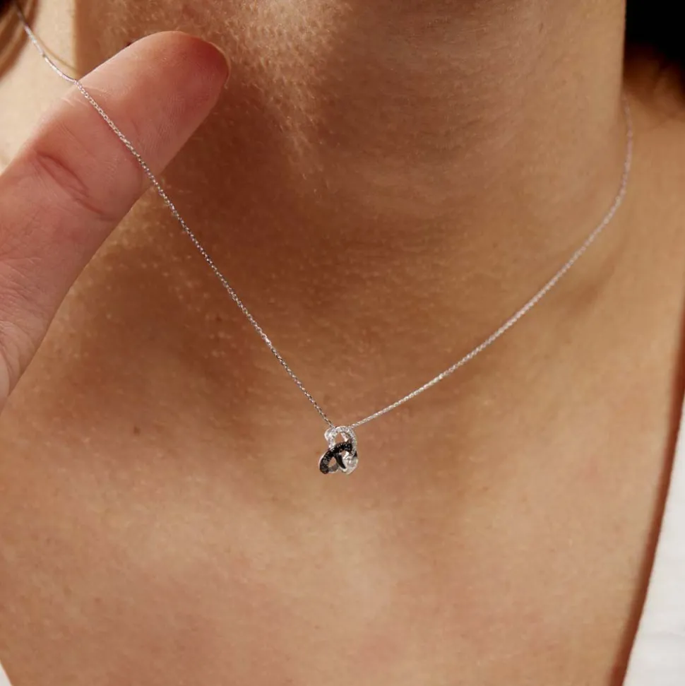 Collier Constellation Or Blanc Diamant