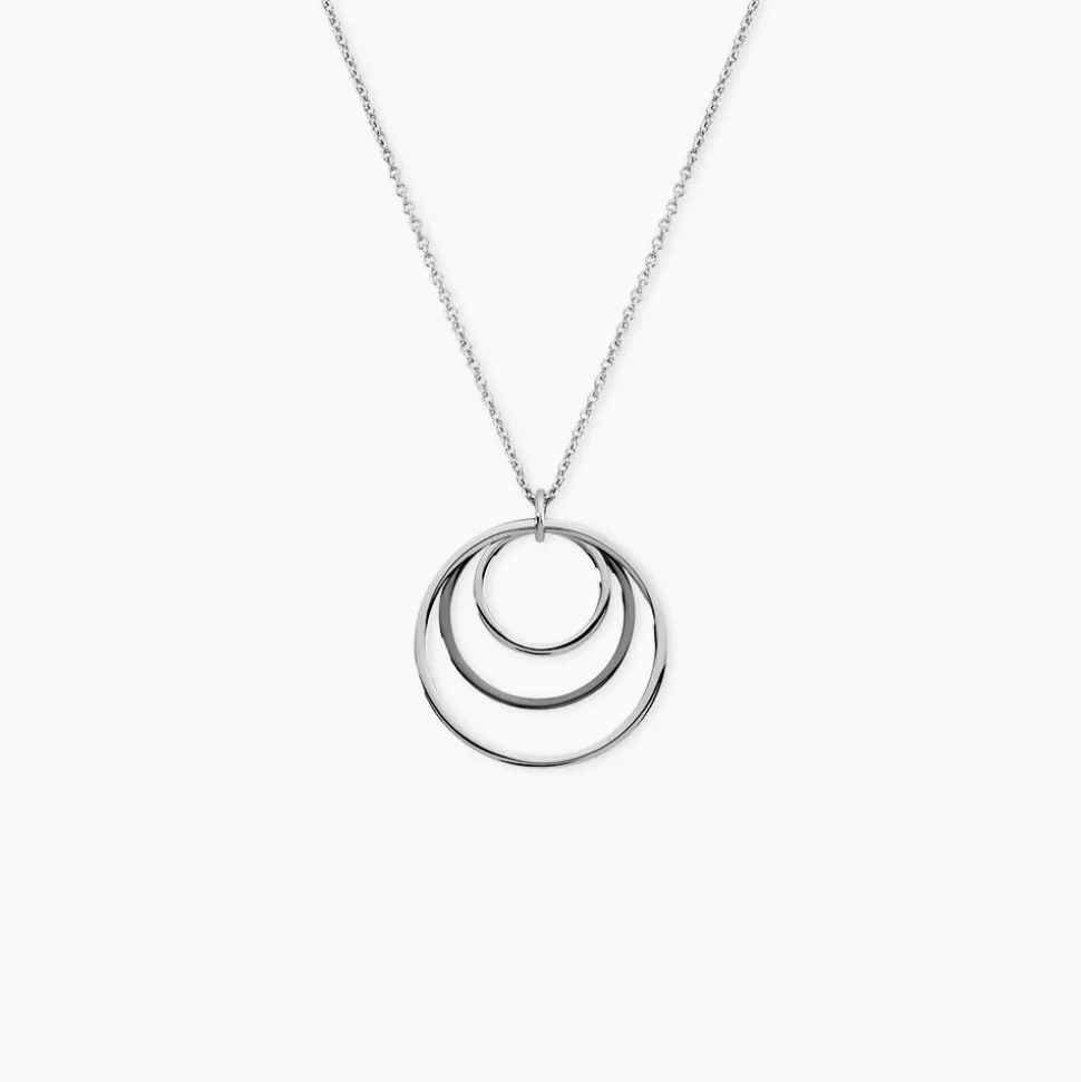 Collier Cristale Argent Bicolore