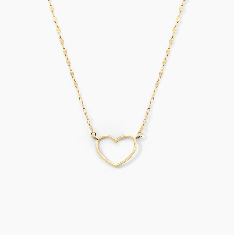 Collier Cuore Or Jaune