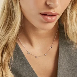 Collier Cœur D'amour Argent Blanc|Marc Orian Hot
