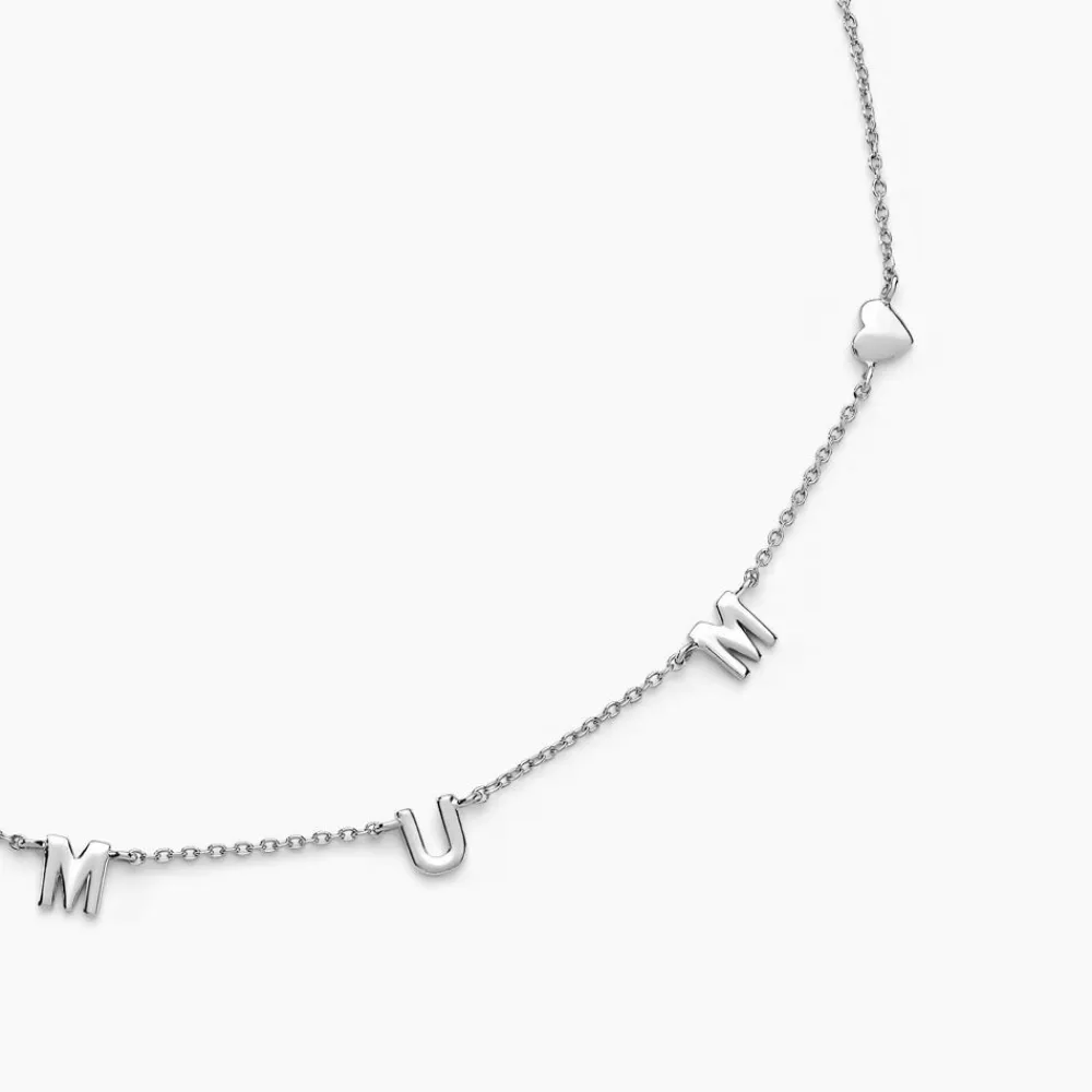 Collier Cœur D'amour Argent Blanc|Marc Orian Hot