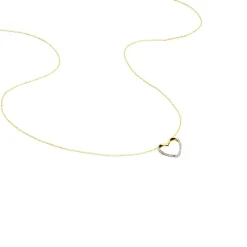 Collier Cœur Or Jaune Diamant|Marc Orian Hot