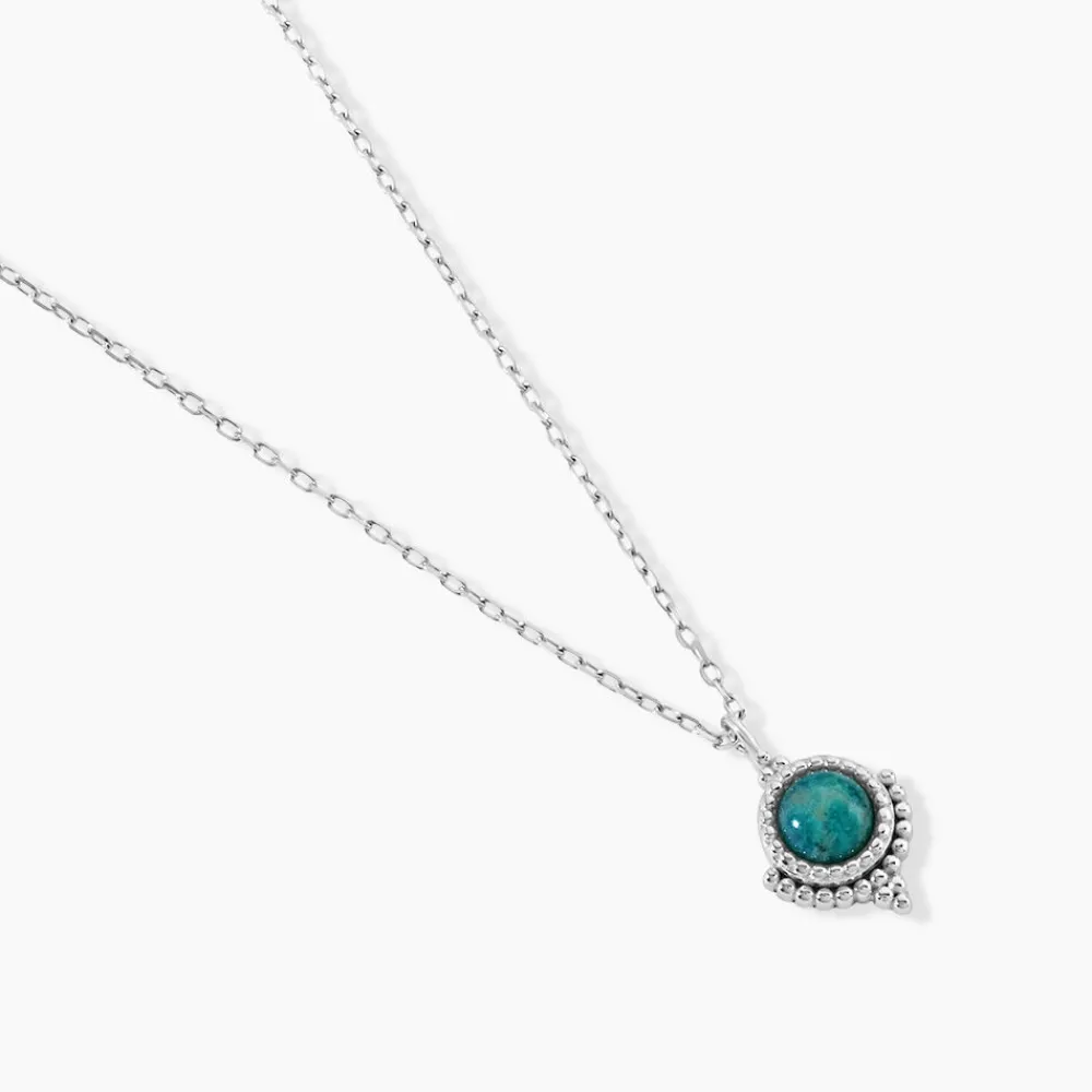 Collier Cyprien Argent Blanc Amazonite|Marc Orian