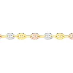 Collier Dami Maille Grain De Cafe Or Tricolore|Marc Orian Discount