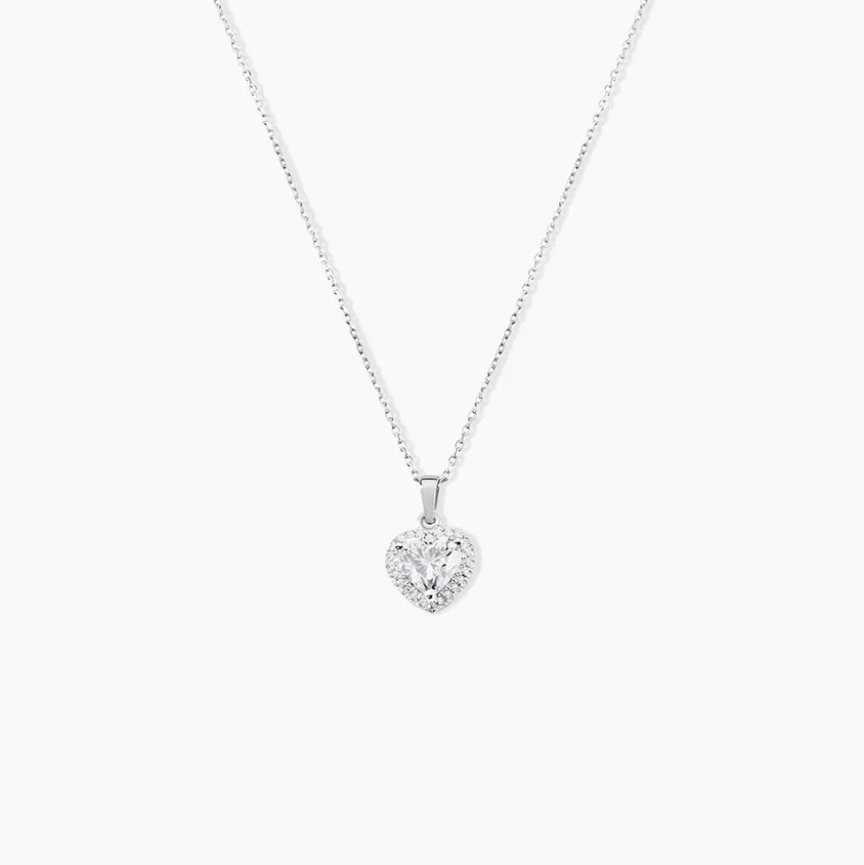 Collier Dari Or Blanc Oxyde De Zirconium