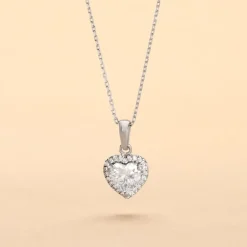 Collier Dari Or Blanc Oxyde De Zirconium