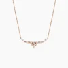 Collier Davena Argent Rose Oxyde De Zirconium